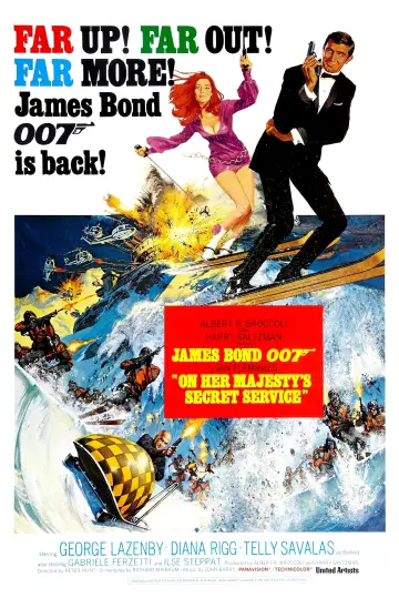 Plakat do filmu "W tajnej służbie Jej Królewskiej Mości" #63345