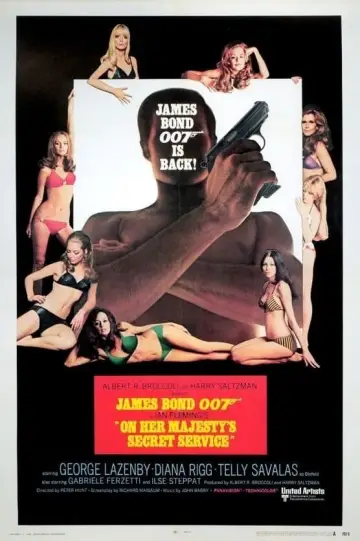 Plakat do filmu "W tajnej służbie Jej Królewskiej Mości" #63348