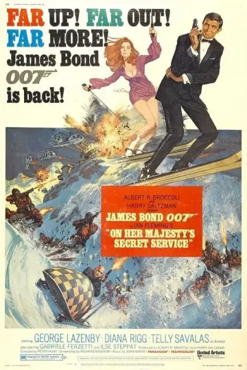 Plakat do filmu "W tajnej służbie Jej Królewskiej Mości" #63367