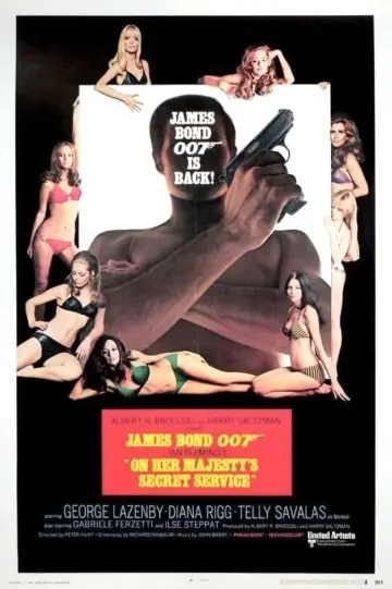 Plakat do filmu "W tajnej służbie Jej Królewskiej Mości" #63373