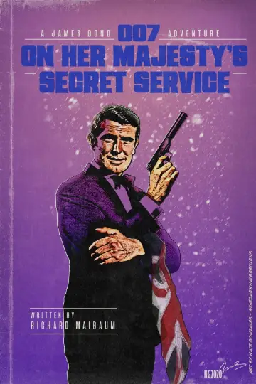 Plakat do filmu "W tajnej służbie Jej Królewskiej Mości" #63380