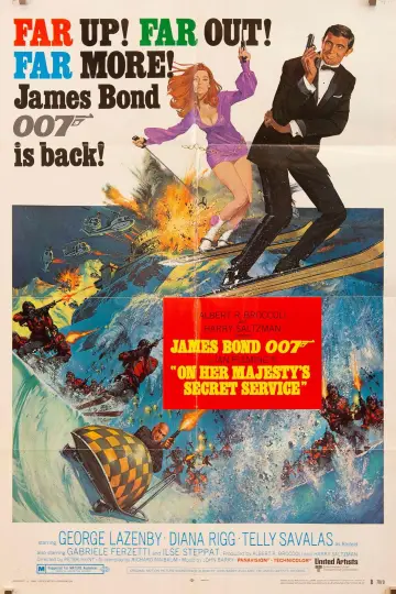 Plakat do filmu "W tajnej służbie Jej Królewskiej Mości" #653823