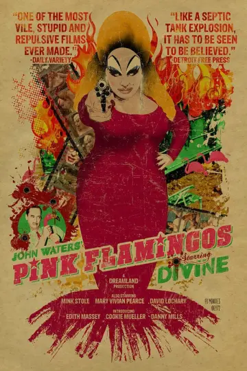 Plakat do filmu "Różowe Flamingi" #296588