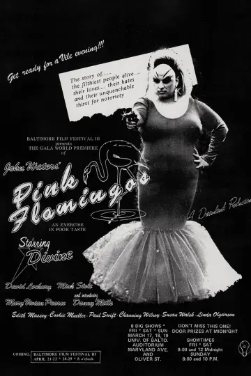 Plakat do filmu "Różowe Flamingi" #612101