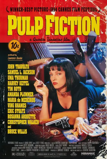 Plakat do filmu "Pulp Fiction" #20495