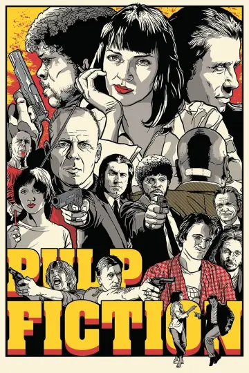 Plakat do filmu "Pulp Fiction" #20513