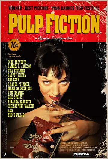 Plakat do filmu "Pulp Fiction" #20524