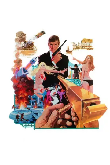 Plakat do filmu "Człowiek ze złotym pistoletem" #283772