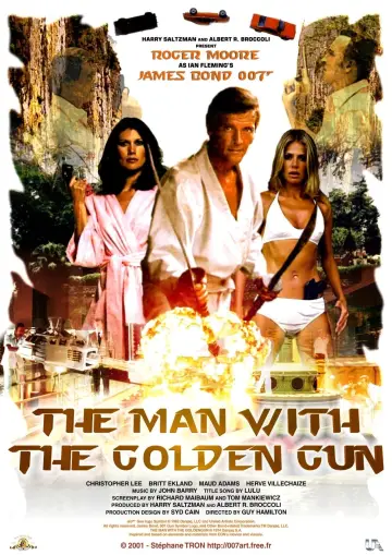 Plakat do filmu "Człowiek ze złotym pistoletem" #283779