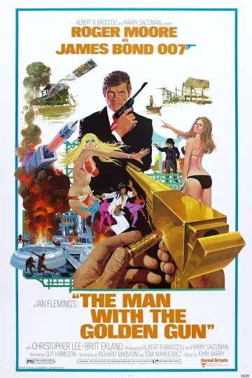 Plakat do filmu "Człowiek ze złotym pistoletem" #646058