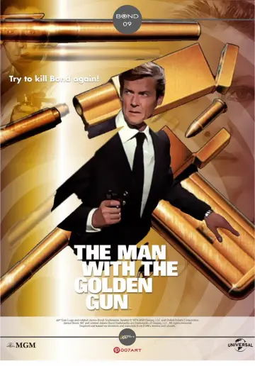 Plakat do filmu "Człowiek ze złotym pistoletem" #646072
