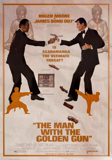 Plakat do filmu "Człowiek ze złotym pistoletem" #646073