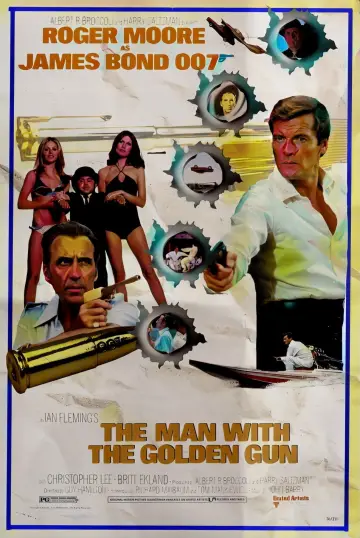 Plakat do filmu "Człowiek ze złotym pistoletem" #646076