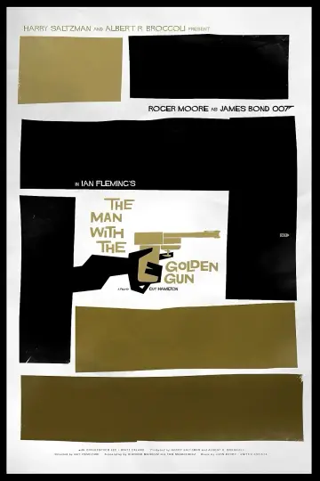 Plakat do filmu "Człowiek ze złotym pistoletem" #646088