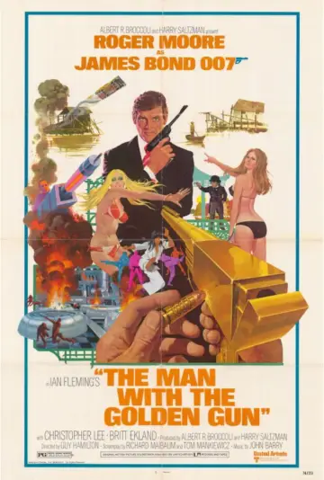 Plakat do filmu "Człowiek ze złotym pistoletem" #646093