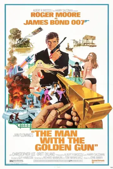 Plakat do filmu "Człowiek ze złotym pistoletem" #81327
