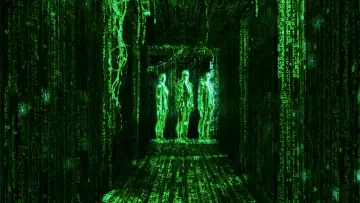 Zasłona do filmu "Matrix" #1205993
