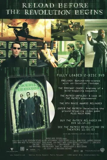 Plakat do filmu "Matrix Reaktywacja" #591924