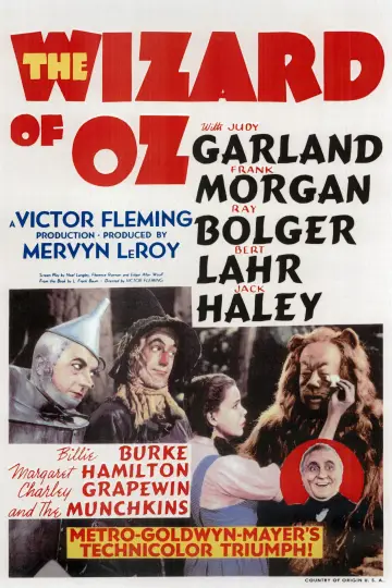 Plakat do filmu "Czarnoksiężnik z Oz" #523948