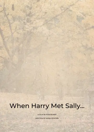 Plakat do filmu "Kiedy Harry poznał Sally" #1799094