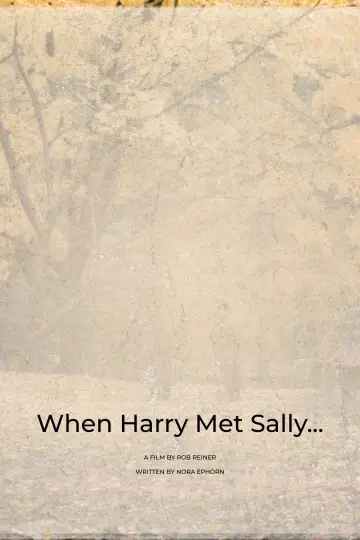 Plakat do filmu "Kiedy Harry poznał Sally" #1799095