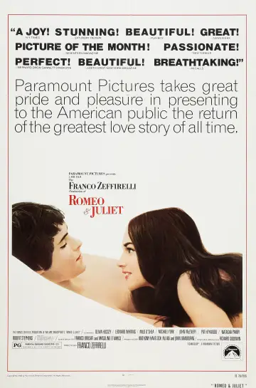 Plakat do filmu "Romeo i Julia" #223103
