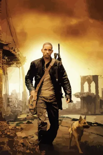 Plakat do filmu "Jestem legendą" #574983