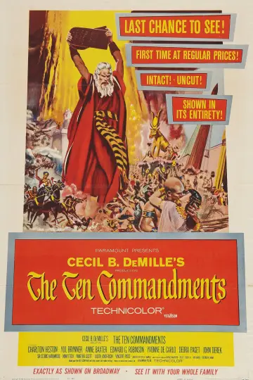 Plakat do filmu "Dziesięcioro przykazań" #38955