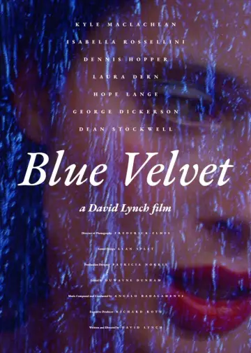 Plakat do filmu "Blue Velvet" #845942