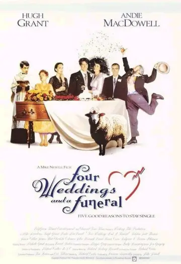 Plakat do filmu "Cztery wesela i pogrzeb" #101658