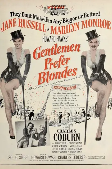 Plakat do filmu "Mężczyźni wolą blondynki" #124077