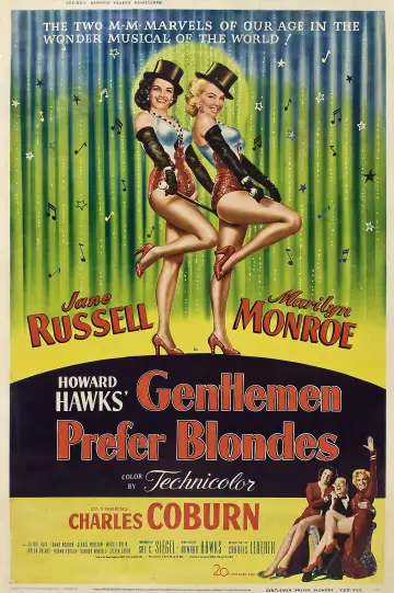 Plakat do filmu "Mężczyźni wolą blondynki" #124080