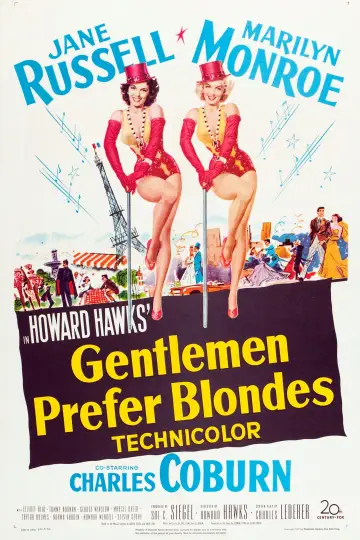 Plakat do filmu "Mężczyźni wolą blondynki" #124081
