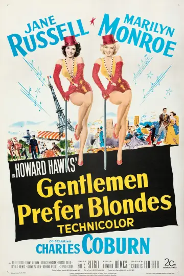 Plakat do filmu "Mężczyźni wolą blondynki" #124085