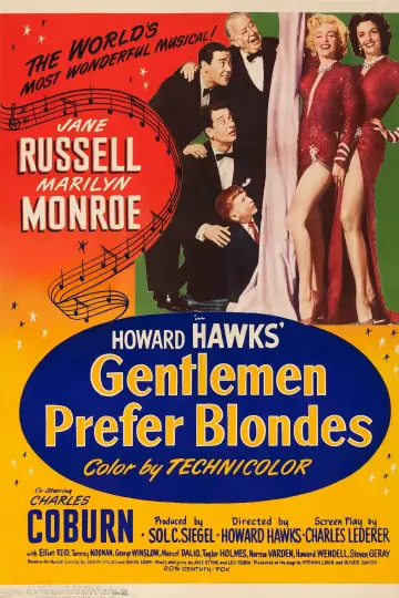 Plakat do filmu "Mężczyźni wolą blondynki" #124088
