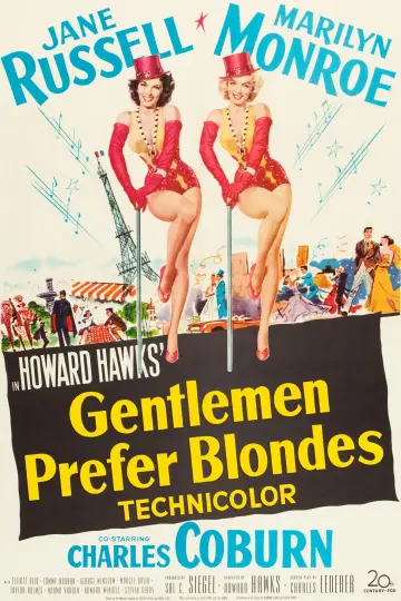 Plakat do filmu "Mężczyźni wolą blondynki" #124091