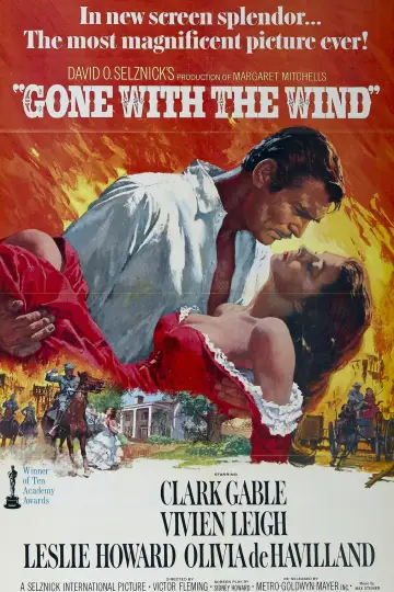 Plakat do filmu "Przeminęło z wiatrem" #1529986