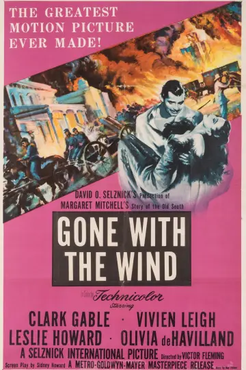 Plakat do filmu "Przeminęło z wiatrem" #54722