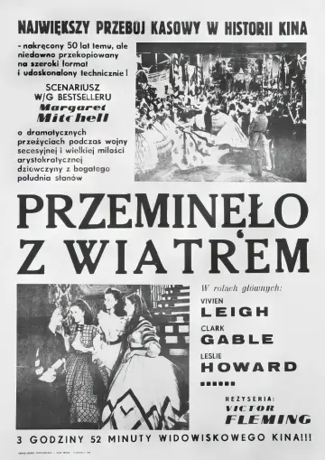 Plakat do filmu "Przeminęło z wiatrem" #611749