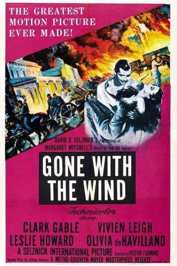 Plakat do filmu "Przeminęło z wiatrem" #835232