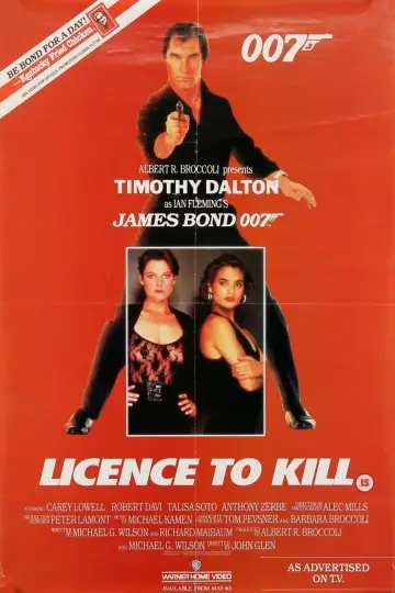 Plakat do filmu "Licencja na zabijanie" #651434