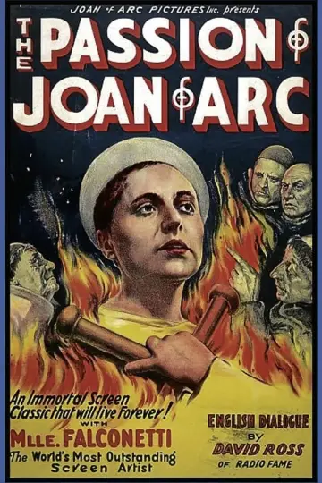 Plakat do filmu "Męczeństwo Joanny d