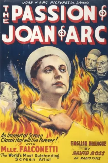 Plakat do filmu "Męczeństwo Joanny d