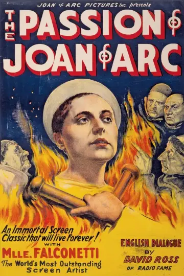 Plakat do filmu "Męczeństwo Joanny d