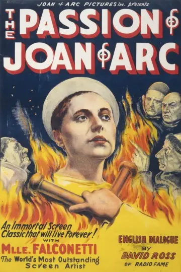 Plakat do filmu "Męczeństwo Joanny d