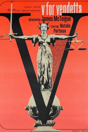 Plakat do filmu "V jak vendetta" #1215890