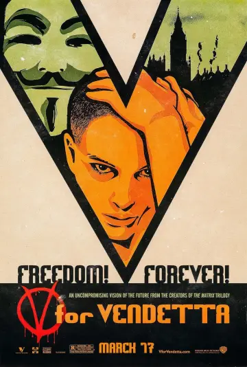 Plakat do filmu "V jak vendetta" #183445