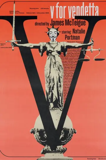Plakat do filmu "V jak vendetta" #503889