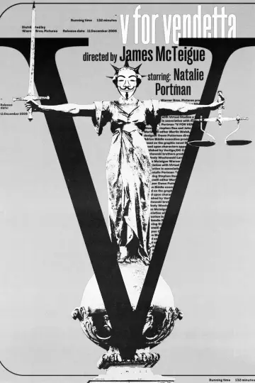 Plakat do filmu "V jak vendetta" #503890