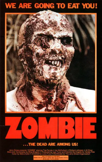 Plakat do filmu "Zombie pożeracze mięsa" #273805
